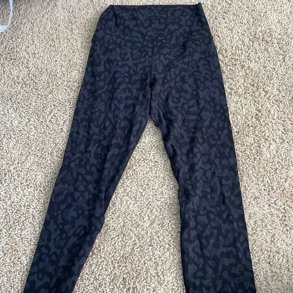 lululemon leggings dot camo leggings 23 inch